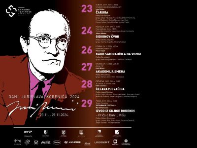 Read more about the article Osmi Internacionalni teatarski festival “Dani Jurislava Korenića” – Kamerni teatar 55