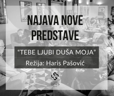 Read more about the article Haris Pašović najavljuje monumentalnu ljubavnu priču na sceni Kamernog teatra