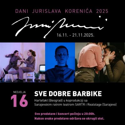 Read more about the article U Kamernom teatru 55 uskoro počinje Festival “Dani Jurislava Korenića”