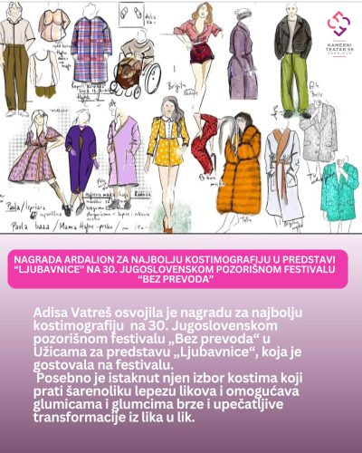 Read more about the article Nagrada Ardalion za najbolju kostimografiju